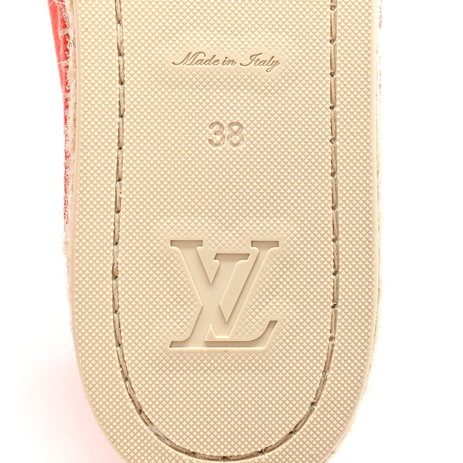 Louis Vuitton Canvas Waterfall Espadrille 38 Rouge 7 of 9