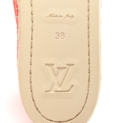 Louis Vuitton Canvas Waterfall Espadrille 38 Rouge 7 of 9