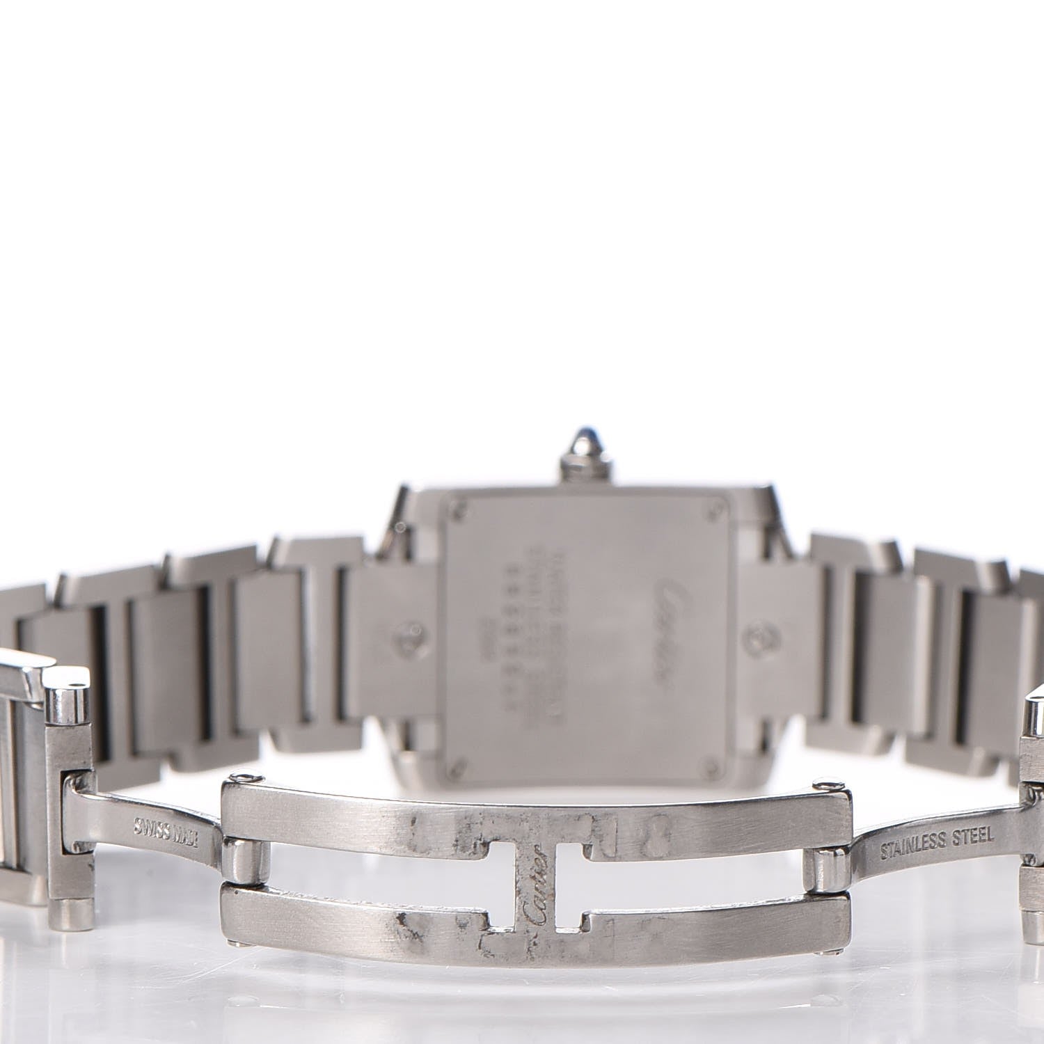 Cartier Stainless Steel 20mm Tank Francaise Quartz Watch 6 of 9