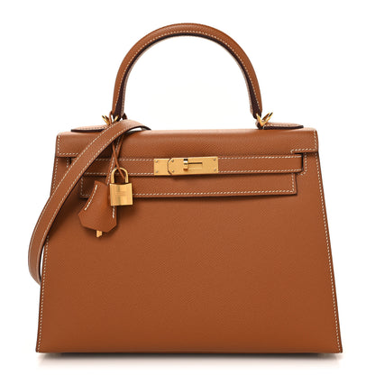 Hermes Epsom Kelly Sellier 28 Gold 1 of 12