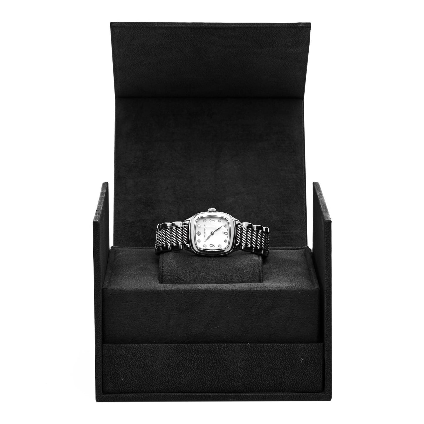 Stainless Steel Diamond Mother of Pearl 25mm Thoroughbred Quartz Watch