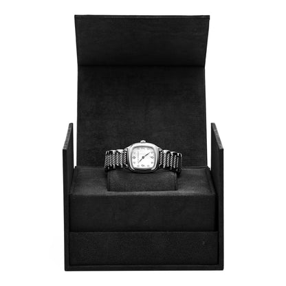 David Yurman Stainless Steel Diamond Mother of Pearl 25mm Thoroughbred Quartz Watch 5 of 5