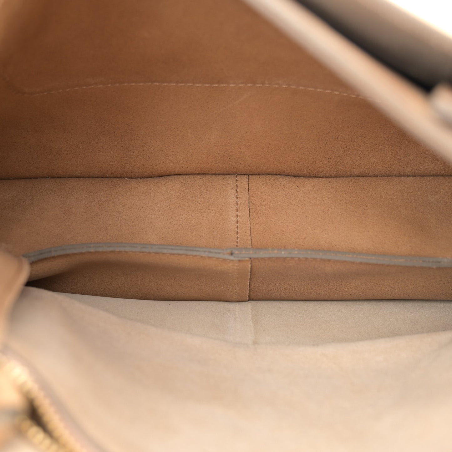 Snakeskin Suede Medium Faye Shoulder Bag Desert Beige