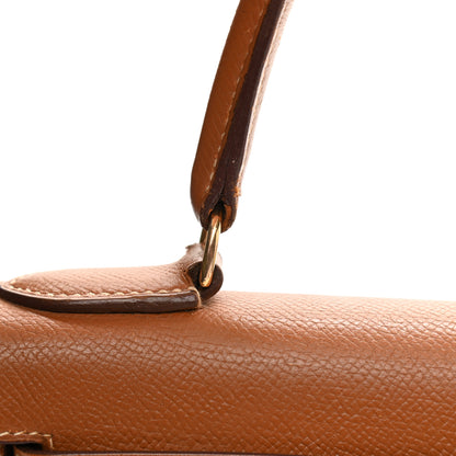 Hermes Courchevel Kelly Sellier 28 Gold 12 of 26