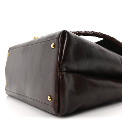 Bottega Veneta Silky Calfskin Medium Ciao Ciao Dark Mahogany 9 of 9