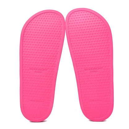 Givenchy Rubber Womens Logo Womens Pool Slides 39 Sandals Pink 5 of 8