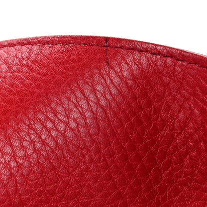 Gucci Pebbled Calfskin Medium Soho Chain Shoulder Bag Tabasco Red 14 of 14