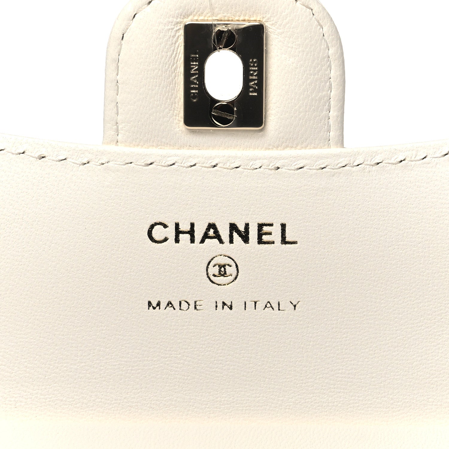 Chanel Lambskin Quilted Foldable Jewelry Box With Chain Black 7 of 12