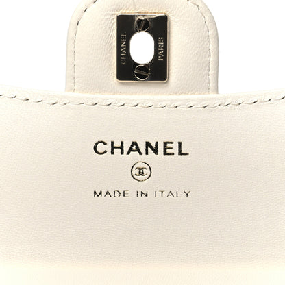 Chanel Lambskin Quilted Foldable Jewelry Box With Chain Black 7 of 12