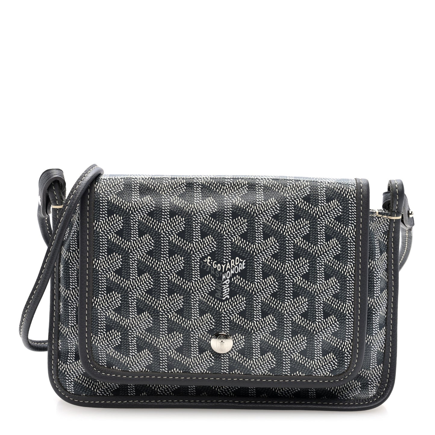 Goyardine Plumet Wallet Clutch Grey