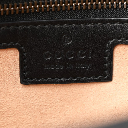 Gucci Calfskin Matelasse Small GG Marmont Shoulder Bag Black 6 of 10