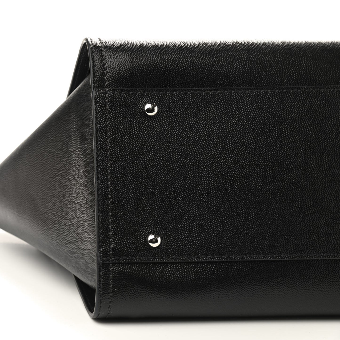 Caviar Medium Studded Deauville Tote Black