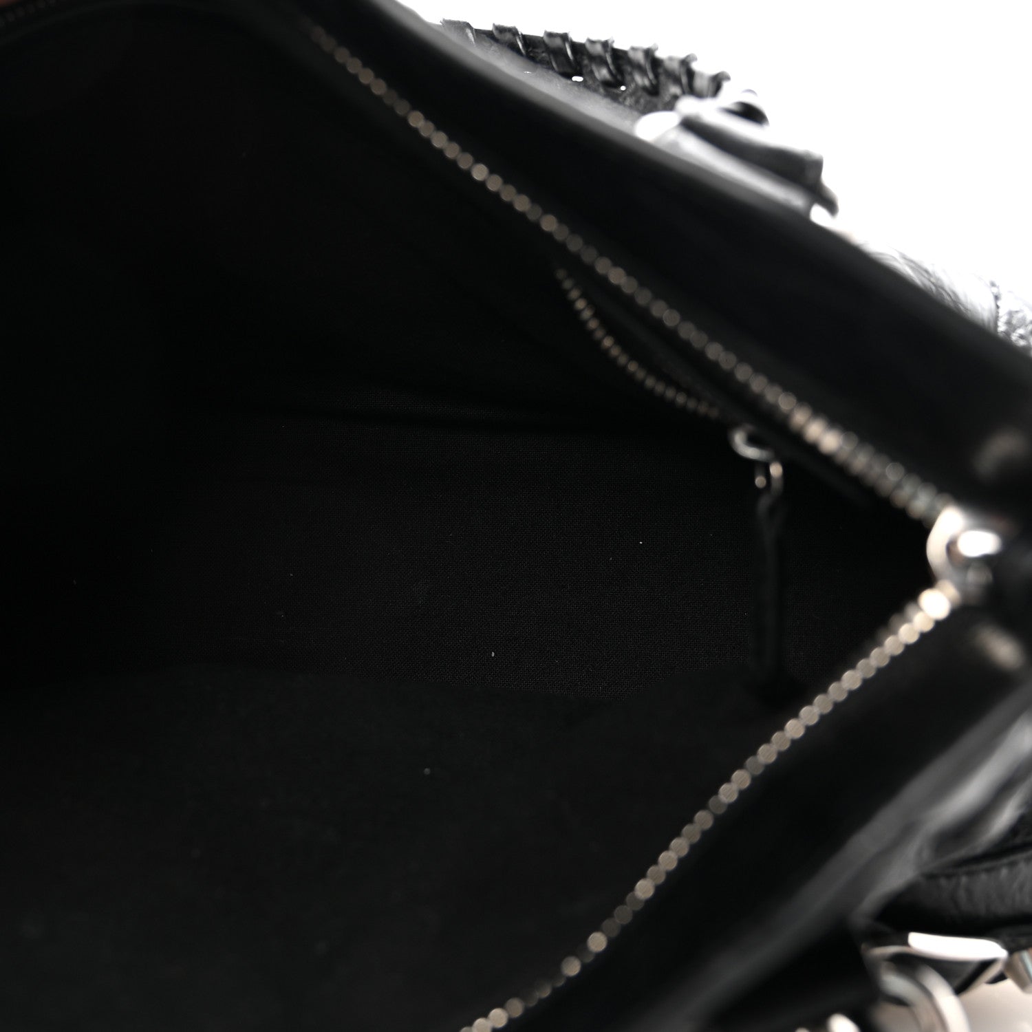 Balenciaga Agneau Arena Silver Hardware Small Le City Black 5 of 9