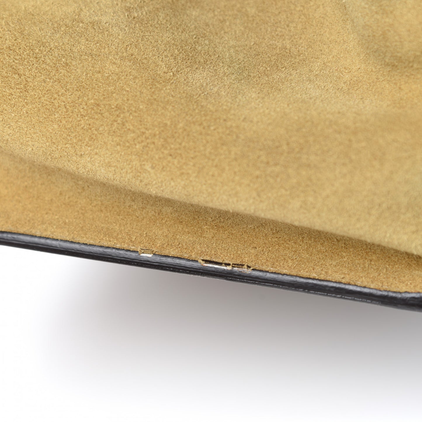 Smooth Calfskin Suede Medium Tri-Color Trapeze Olive