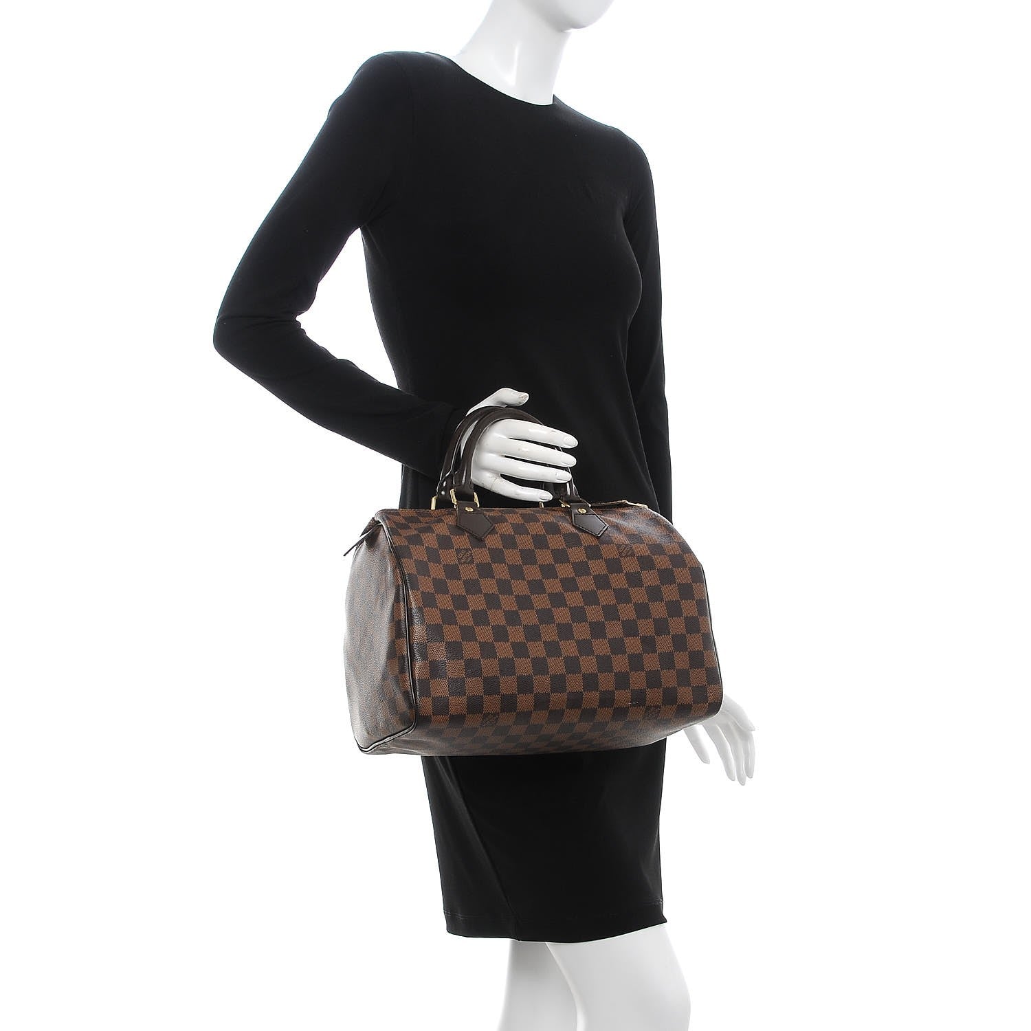 Louis Vuitton Damier Ebene Speedy 30 2 of 16