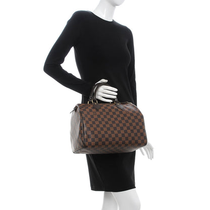Louis Vuitton Damier Ebene Speedy 30 2 of 16