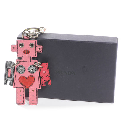Prada Saffiano Robot Trick Keychain 5 of 5