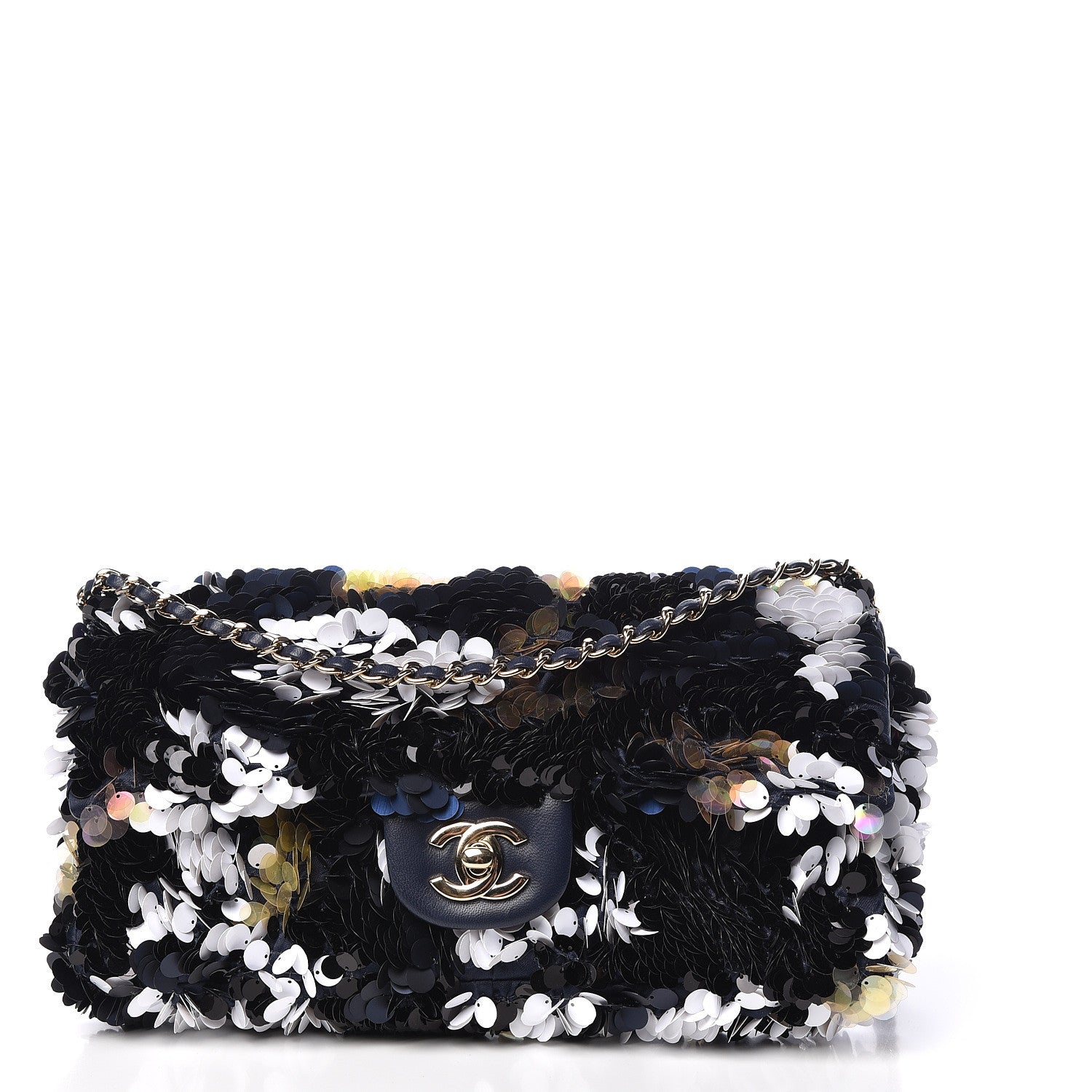 Chanel Sequin East West Flap Multicolor 1 of 13