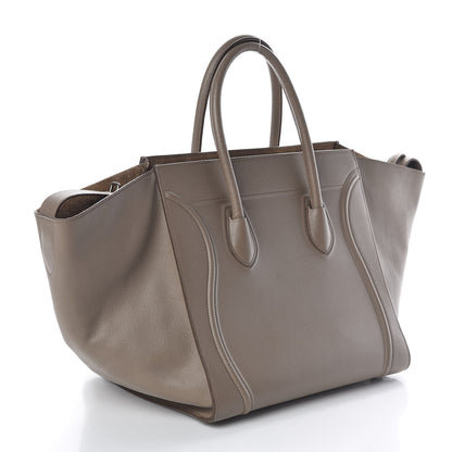 Celine Grained Calfskin Medium Phantom Luggage Taupe 3 of 9