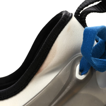 Christian Dior Neoprene Rubber Womens D-Connect Sneakers 39 White Grey 8 of 9