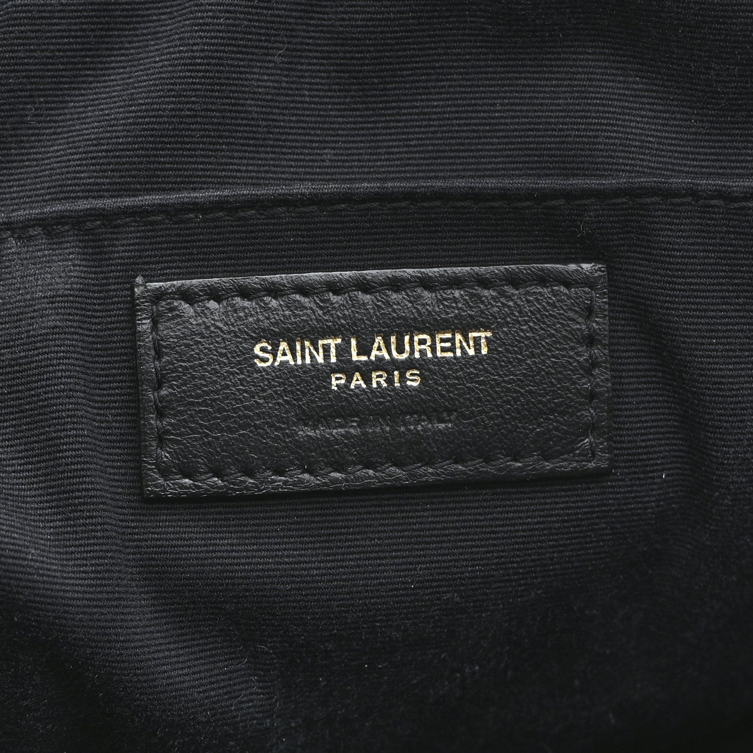 Saint Laurent Calfskin Matelasse Monogram Lou Camera Bag Black 6 of 10
