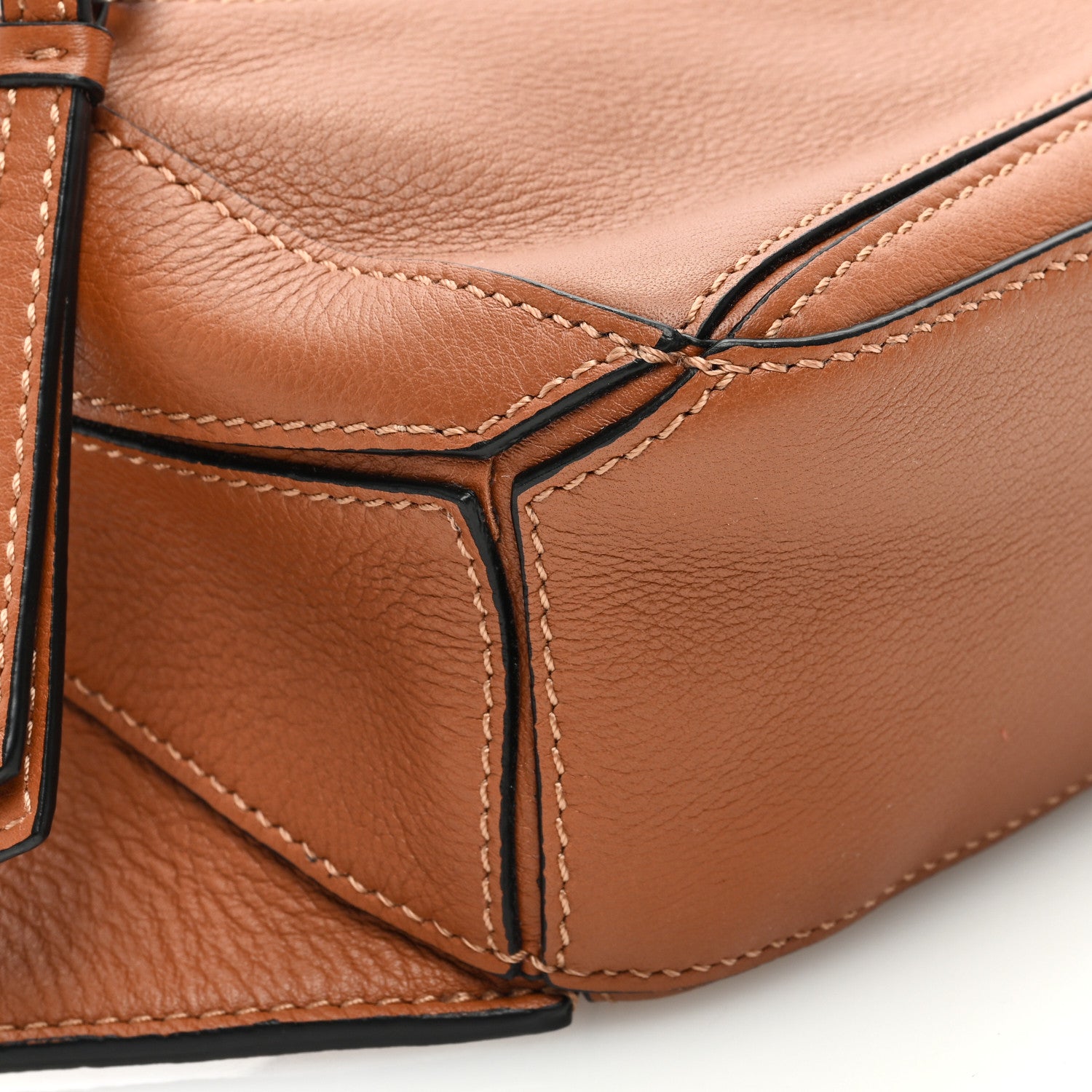 Loewe Calfskin Mini Puzzle Bumbag Tan 9 of 10