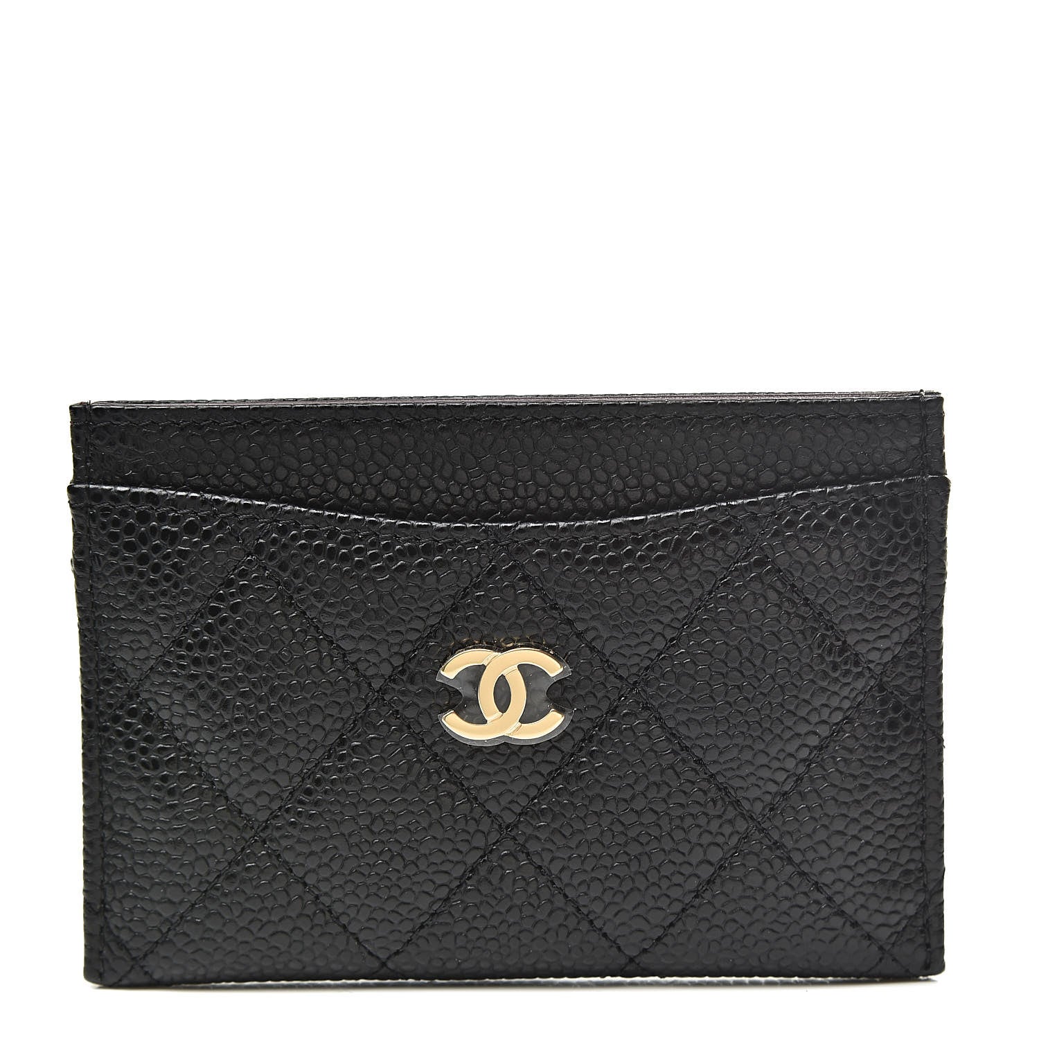 Chanel Caviar Quilted Card Holder Black 1 of 9