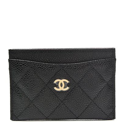 Chanel Caviar Quilted Card Holder Black 1 of 9
