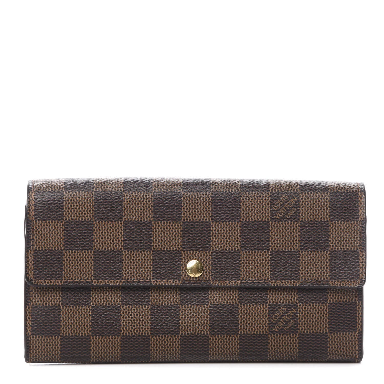 Louis Vuitton Damier Ebene Sarah Wallet 1 of 8
