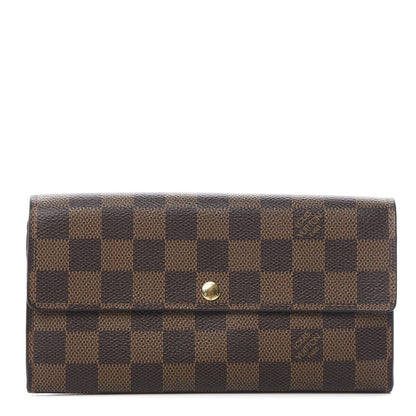 Louis Vuitton Damier Ebene Sarah Wallet 1 of 8