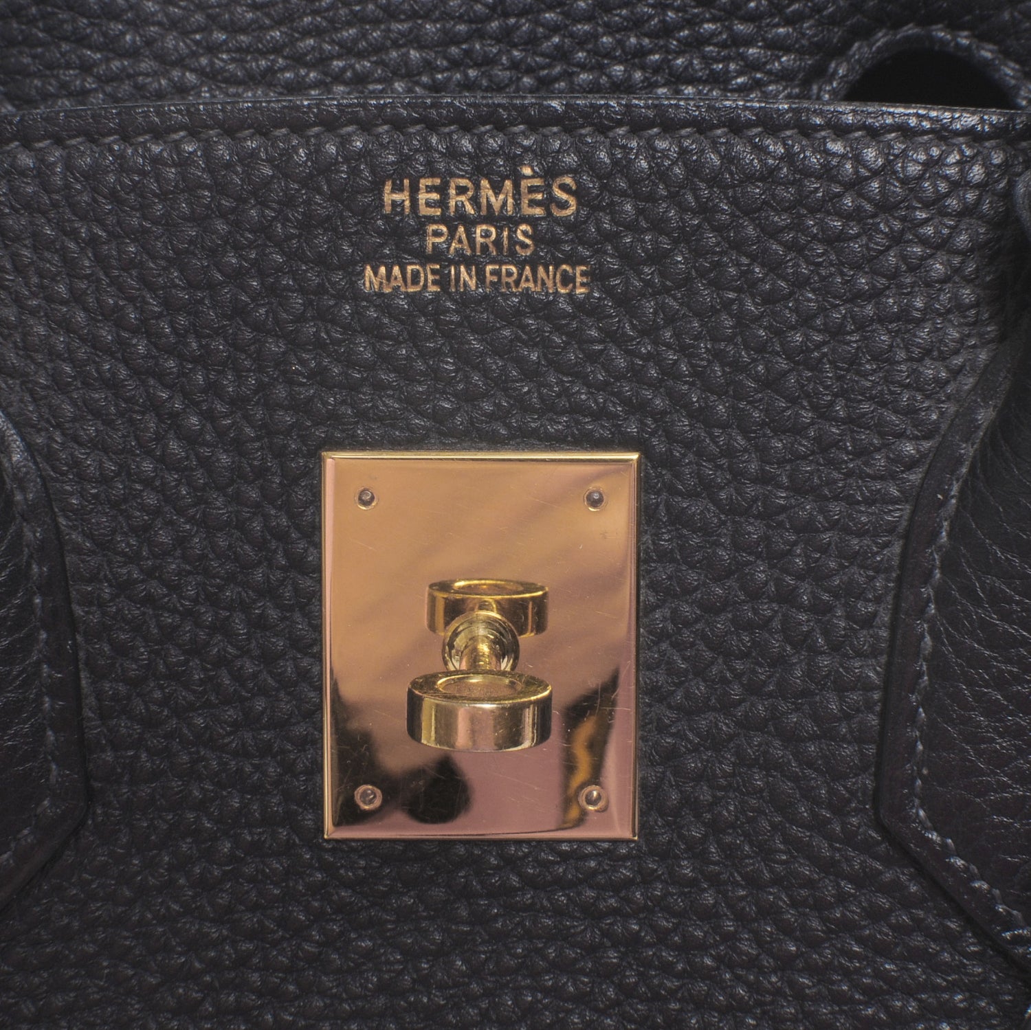 Hermes Taurillon Clemence Birkin 35 Black 7 of 10