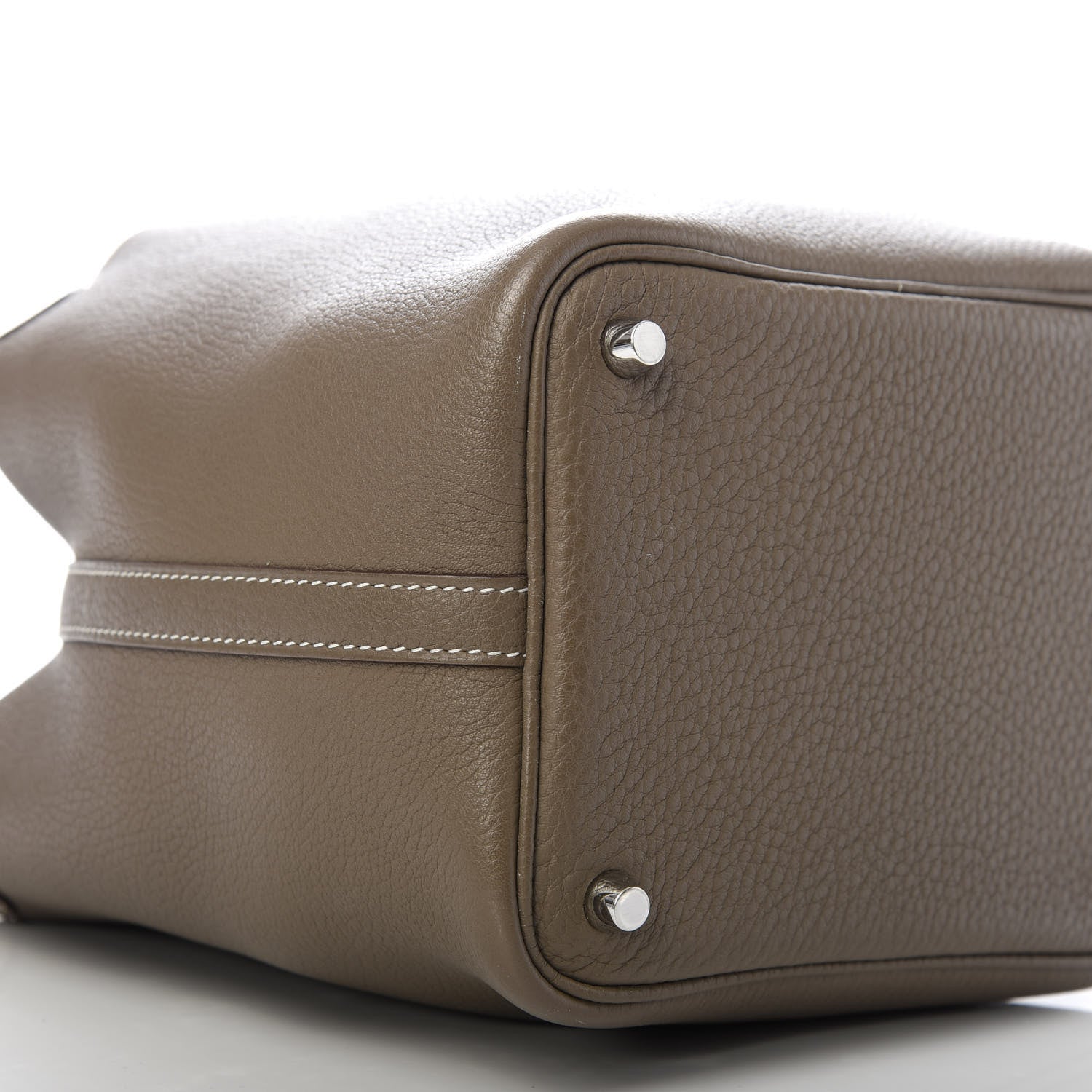 Hermes Taurillon Clemence Picotin Lock 18 PM Etoupe 6 of 10