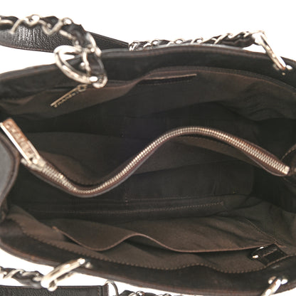Chanel Caviar Quilted Grand Shopping Tote GST Dark Brown 5 of 12