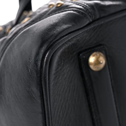 Louis Vuitton Lambskin Riveting Black 7 of 20