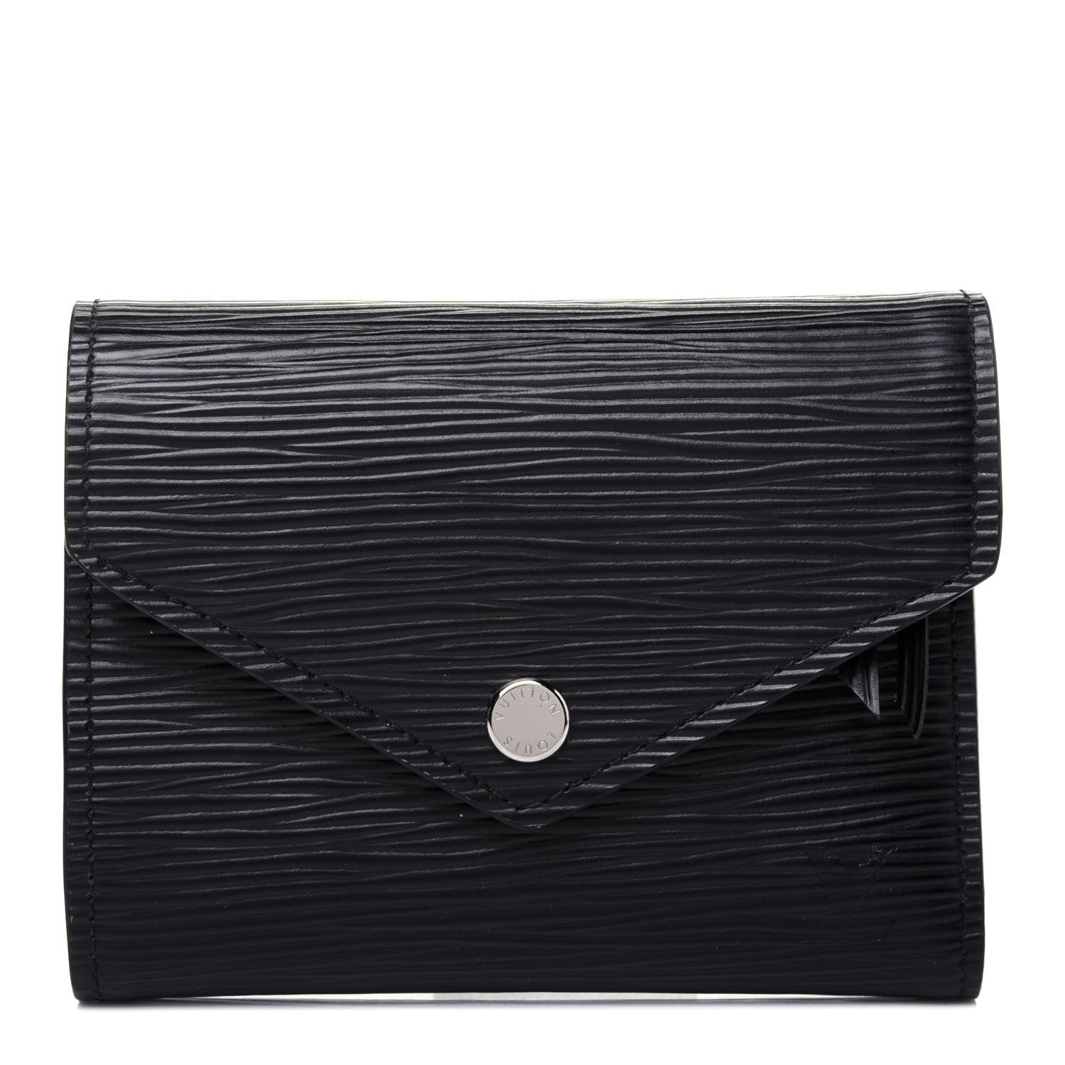 Louis Vuitton Epi Victorine Wallet Black 1 of 12