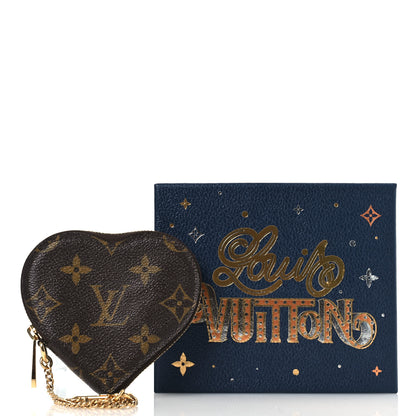 Louis Vuitton Monogram Leopard Coeur Heart Coin Purse Blanc Corail 8 of 8