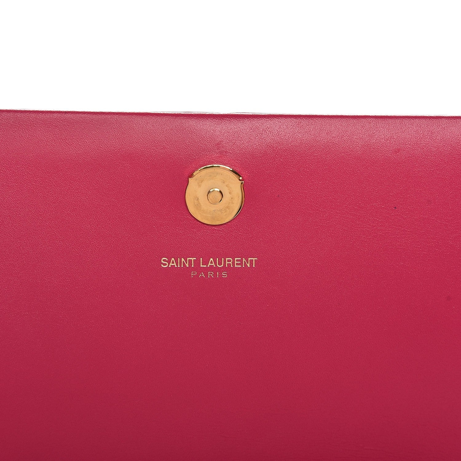 Saint Laurent Smooth Calfskin Medium Classic Monogram Kate Tassel Satchel Fuchsia 6 of 7