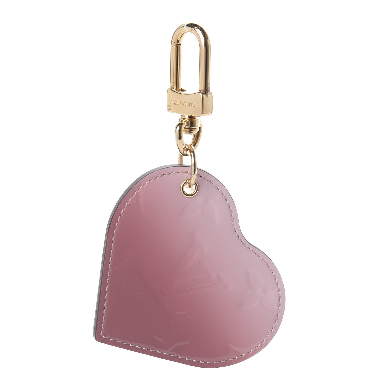 Louis Vuitton Vernis Degrade Heart Bag Charm Pink 1 of 3