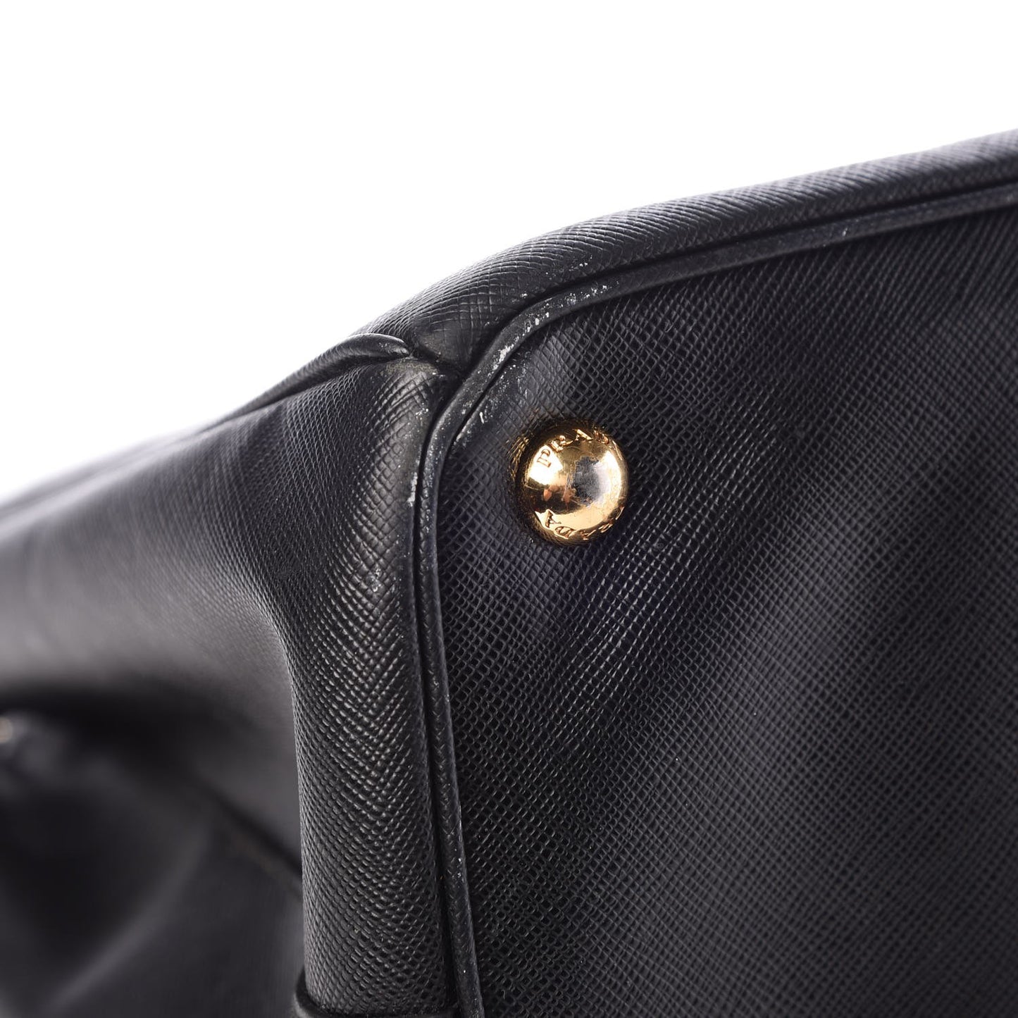 Saffiano Large Galleria Double Zip Tote Black