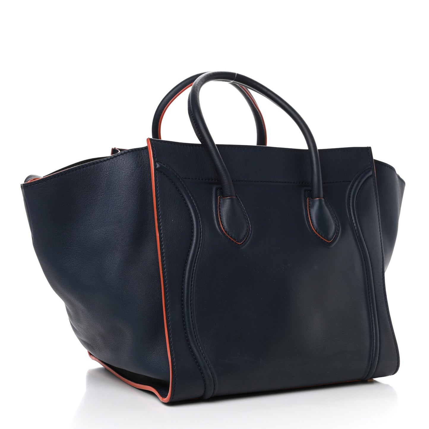 Supple Calfskin Medium Phantom Luggage Midnight