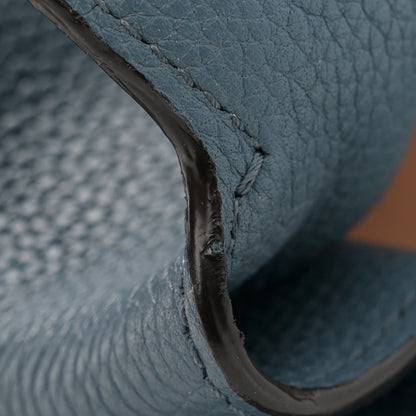 Moynat Taurillon Blush Gabrielle PM Blue 11 of 12
