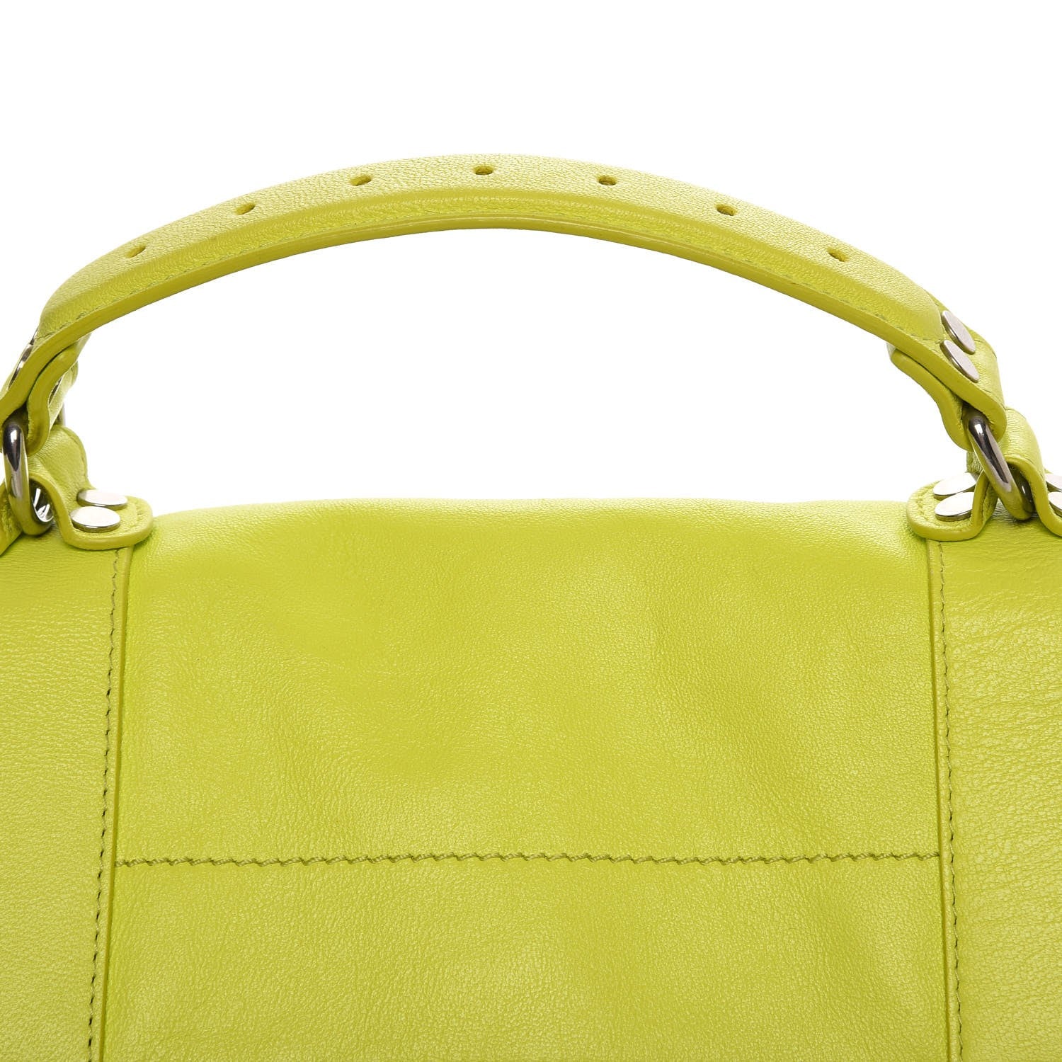 Proenza Schouler Lambskin Medium PS1 Satchel Sulfur 10 of 14
