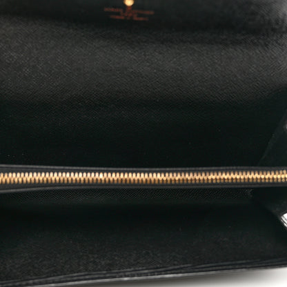 Louis Vuitton Epi Sarah Wallet Black 5 of 6