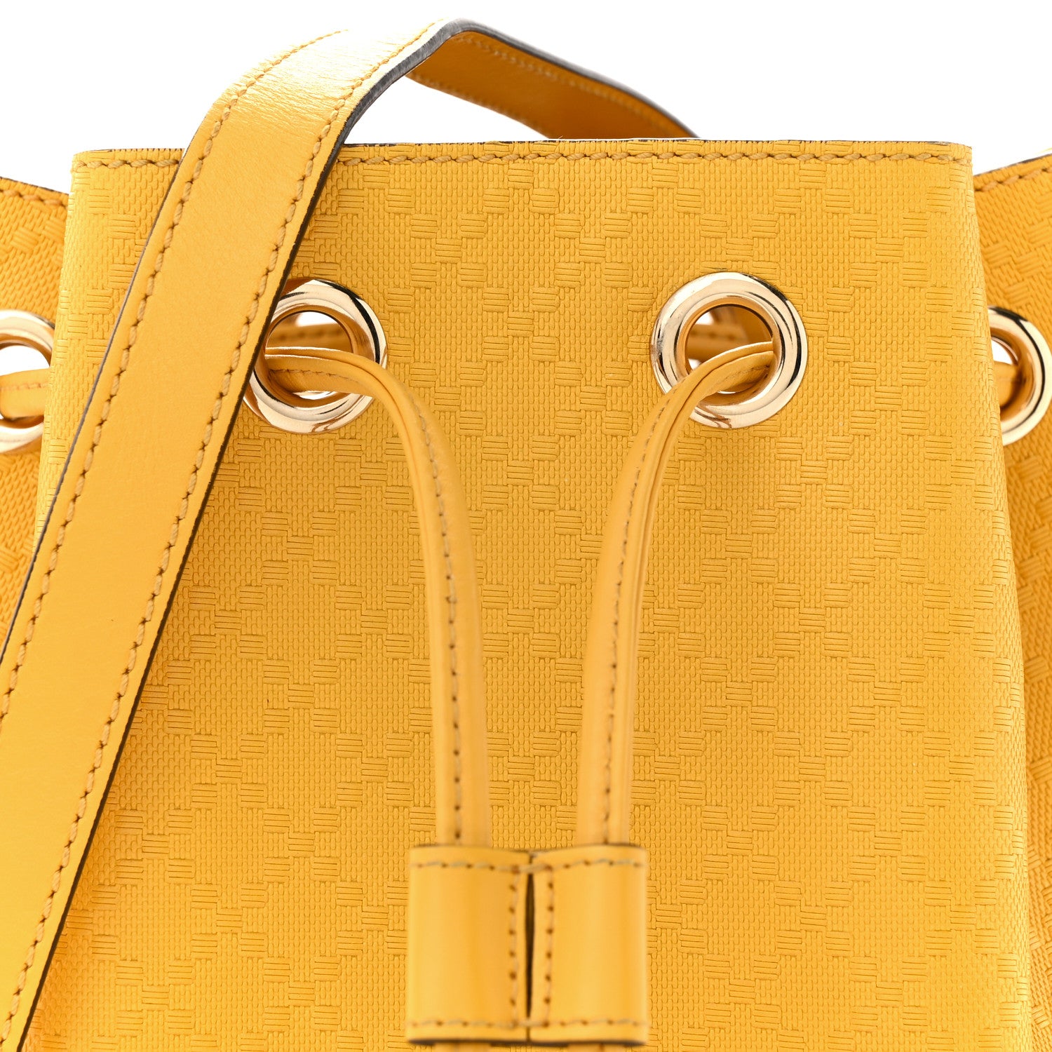 Gucci Hilary Lux Bright Diamante Small Bucket Bag Bumblebee 9 of 16