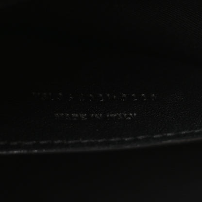 Saint Laurent Grain De Poudre Medium Classic Monogram Kate Satchel Black 6 of 9