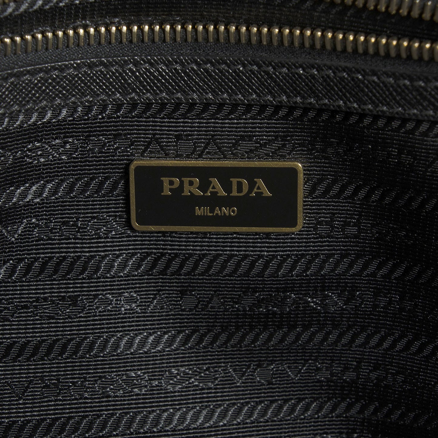 Saffiano Lux Large Double Zip Tote Nero Black
