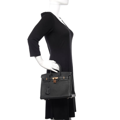 Hermes Togo Birkin 25 Black 2 of 28