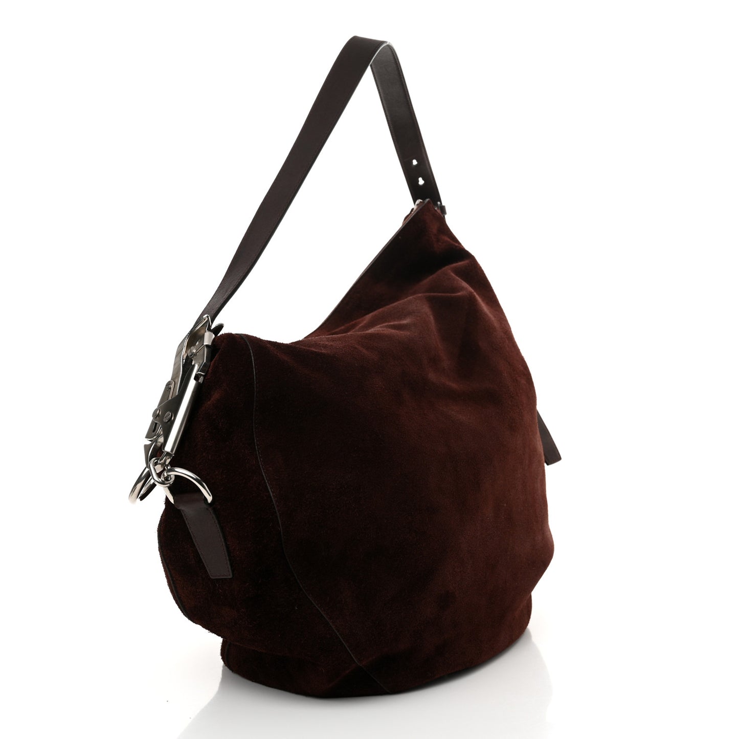 Suede Large Knight Bag Cocoa