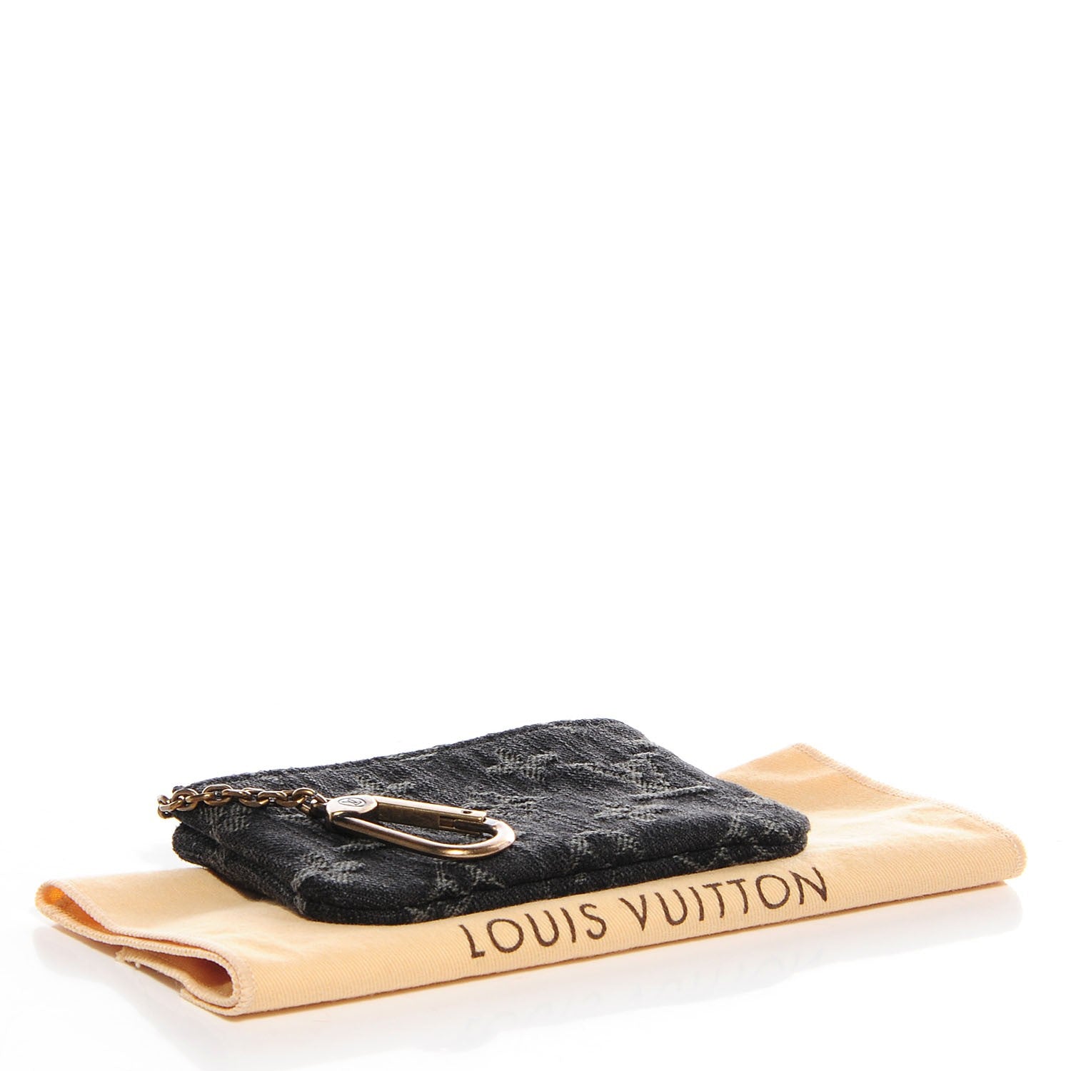 Louis Vuitton Denim Neo Key Pouch Black 4 of 7