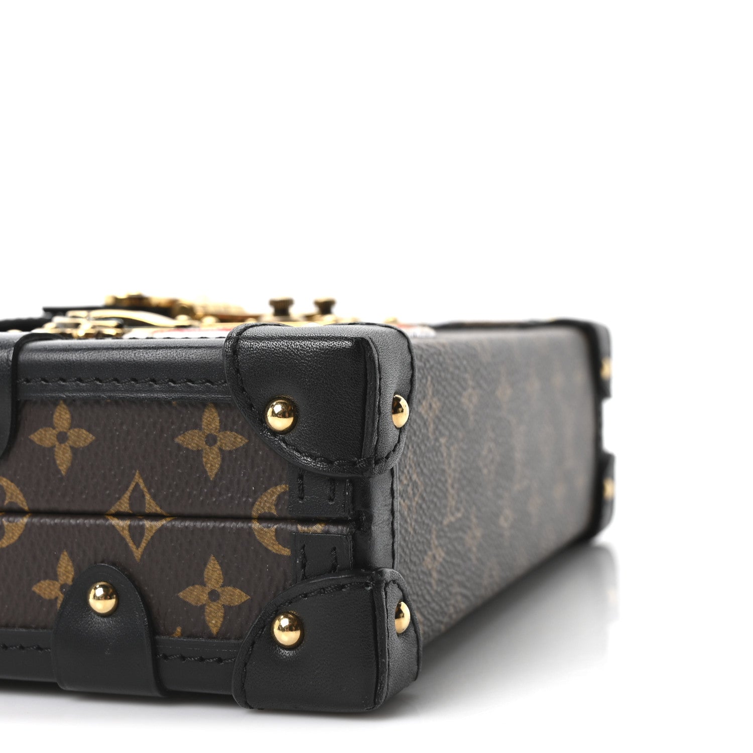 Louis Vuitton Monogram Patches Petite Malle Black 8 of 9